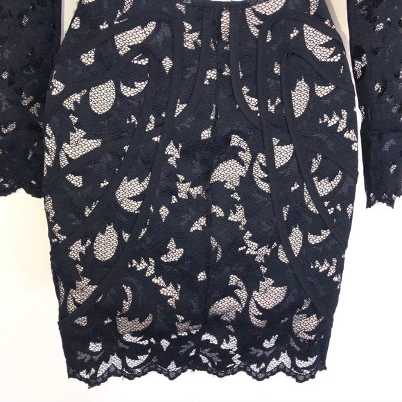 H&M blue lace dress open back - Picture 6 of 13